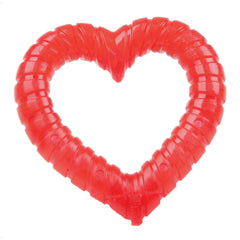 SmartPetLove Juguete mordedor para perrito en forma de corazón, alivia la dentición.