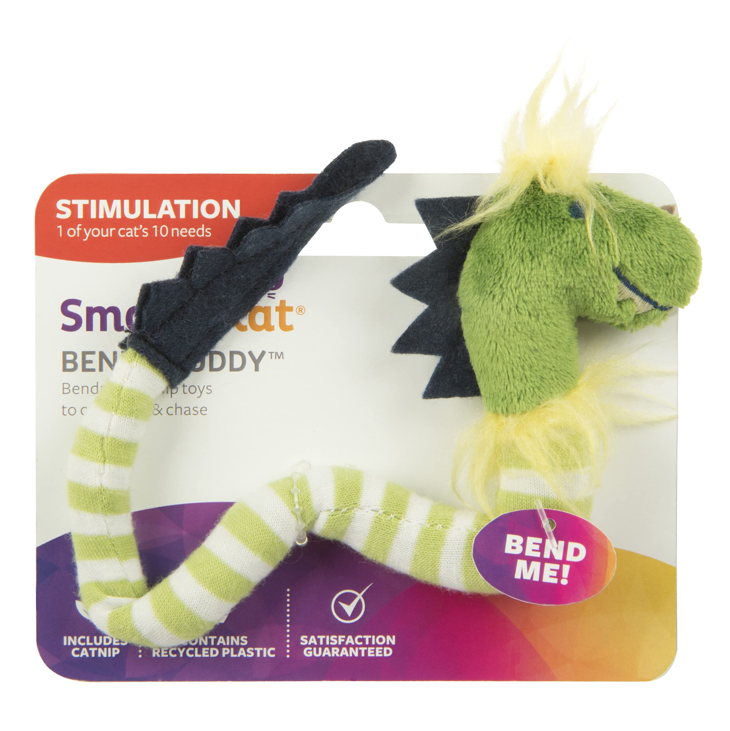 SmartyKat Bendy Buddy: se dobla para jugar en superficies y colgar en muebles