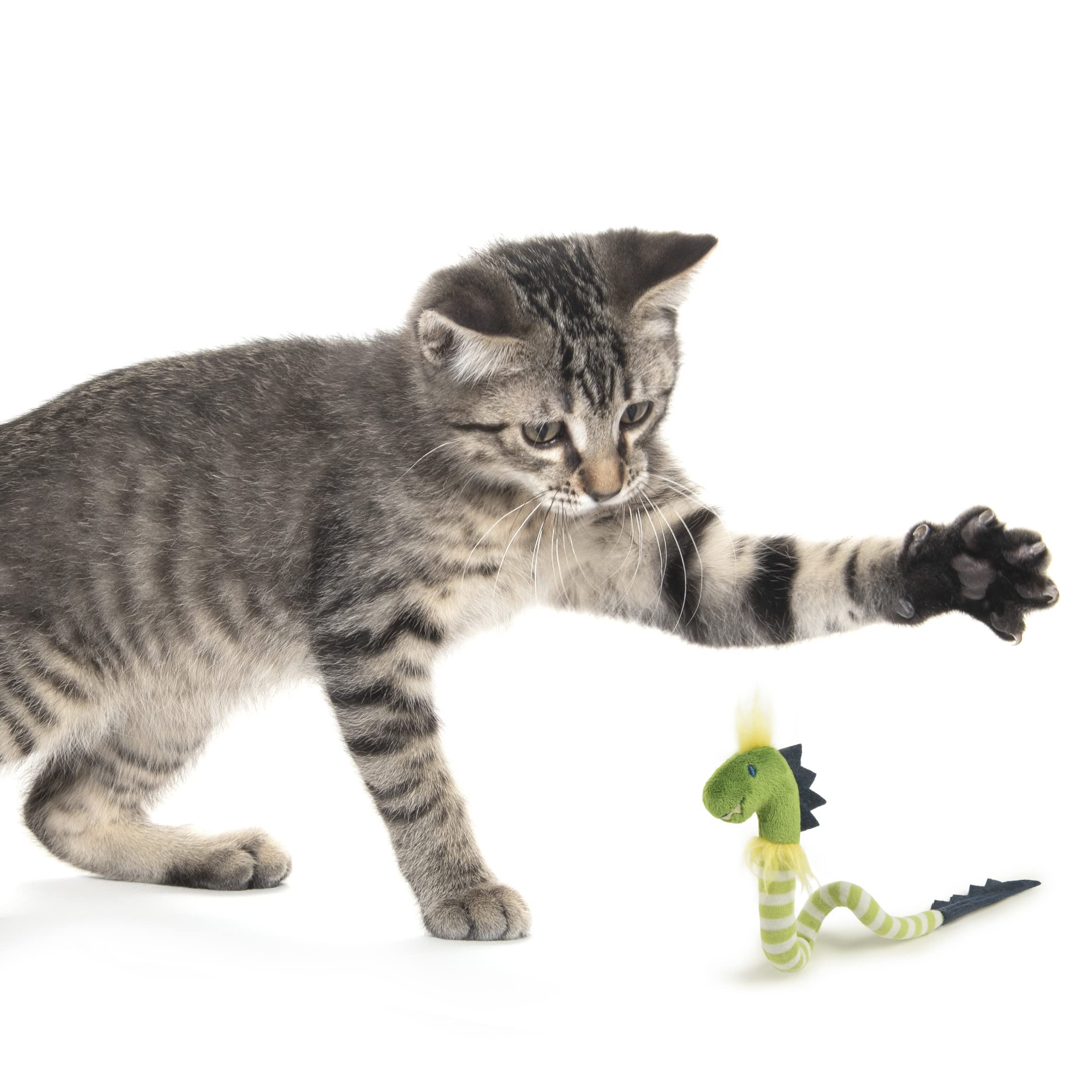 SmartyKat Bendy Buddy: peluche suave y cola de fieltro para morder