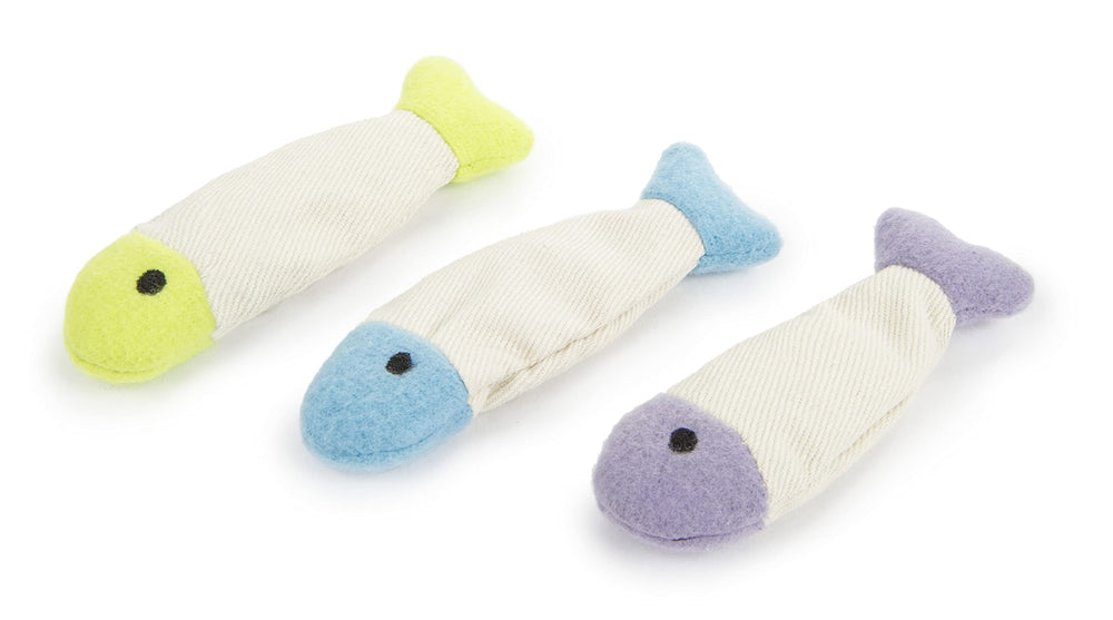 SmartyKat Fish Flop Crinkle pez rosa, perfecto para persecuciones y recogida