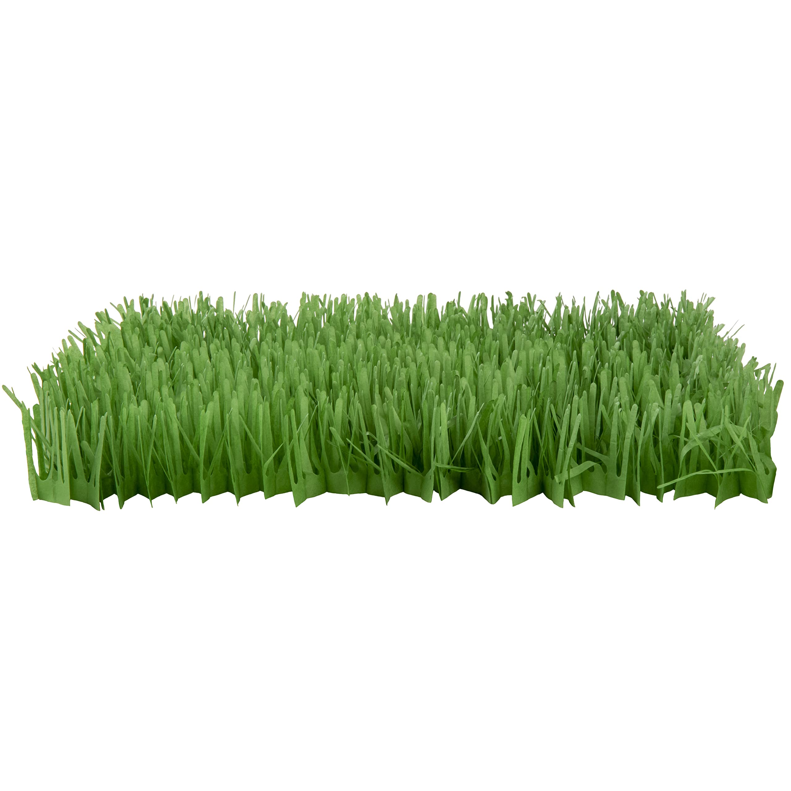 SmartyKat Instincts Meadow Mayhem: alfombra de hierba de papel crujiente para atrapar la curiosidad del gato