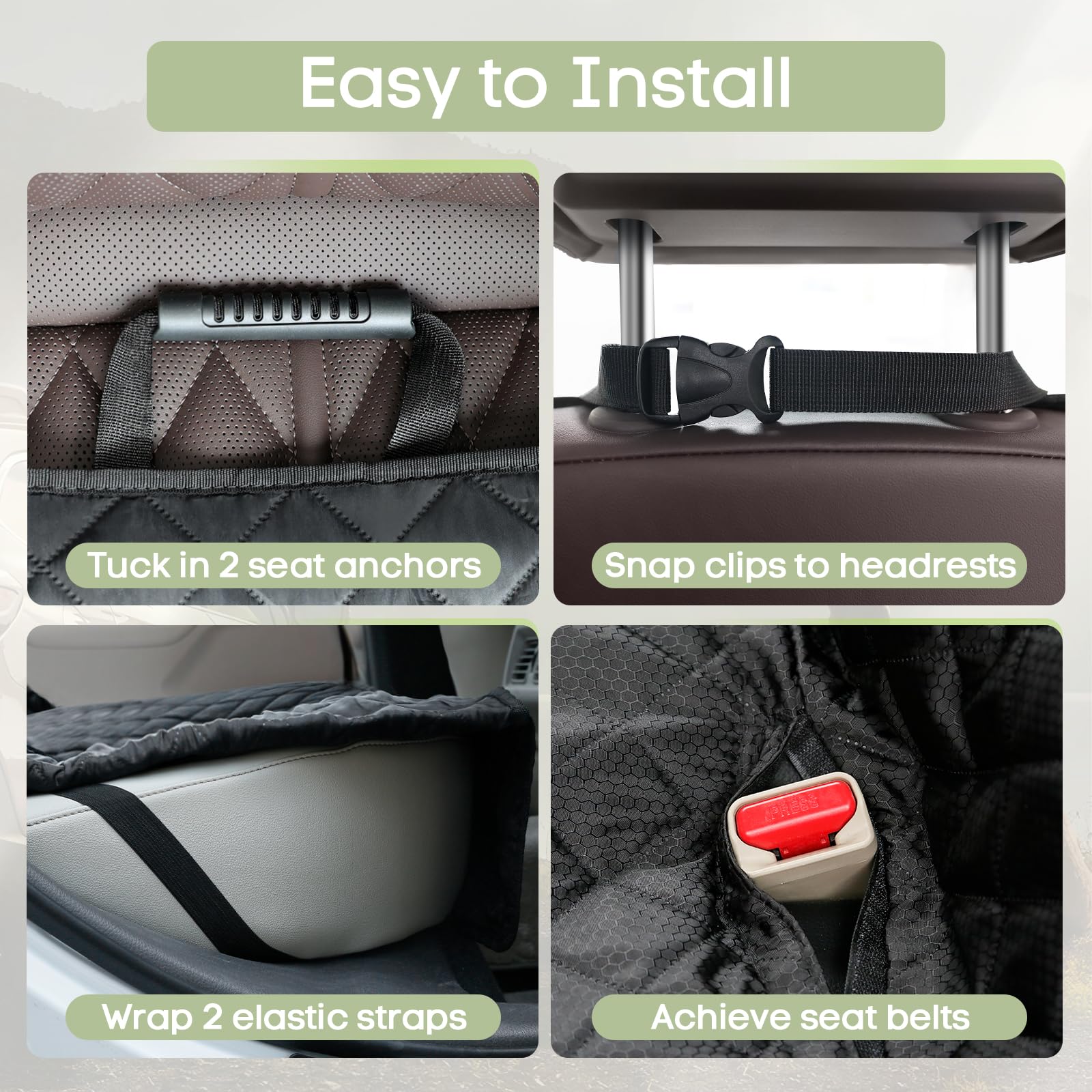 Smatto protección interior del coche mantiene el habitáculo limpio