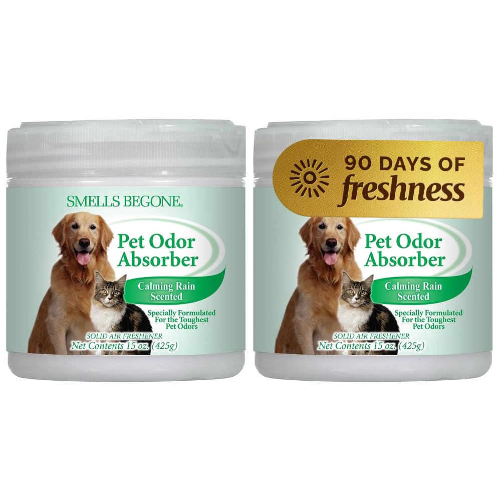SMELLS BEGONE gel para mascotas: elimina olores persistentes y deja aroma suave.