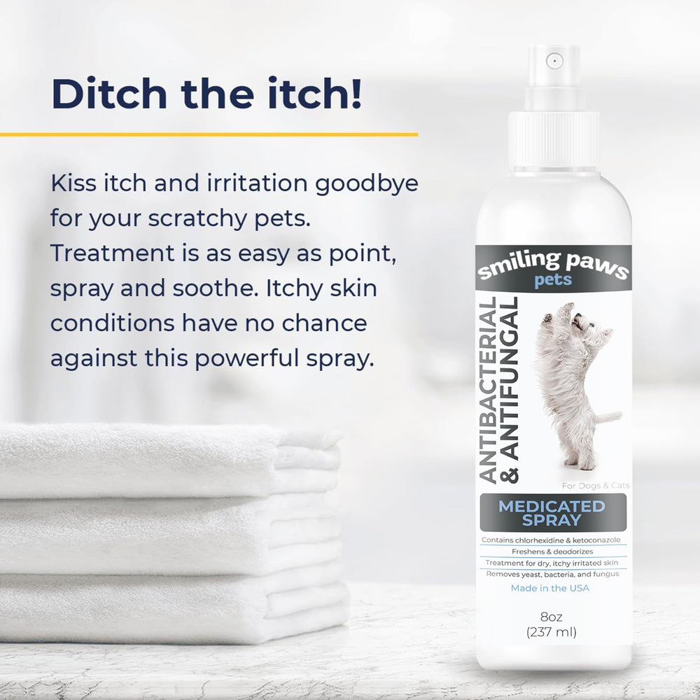 Smiling Paws Pets, cuidado de la piel para aliviar molestias leves.