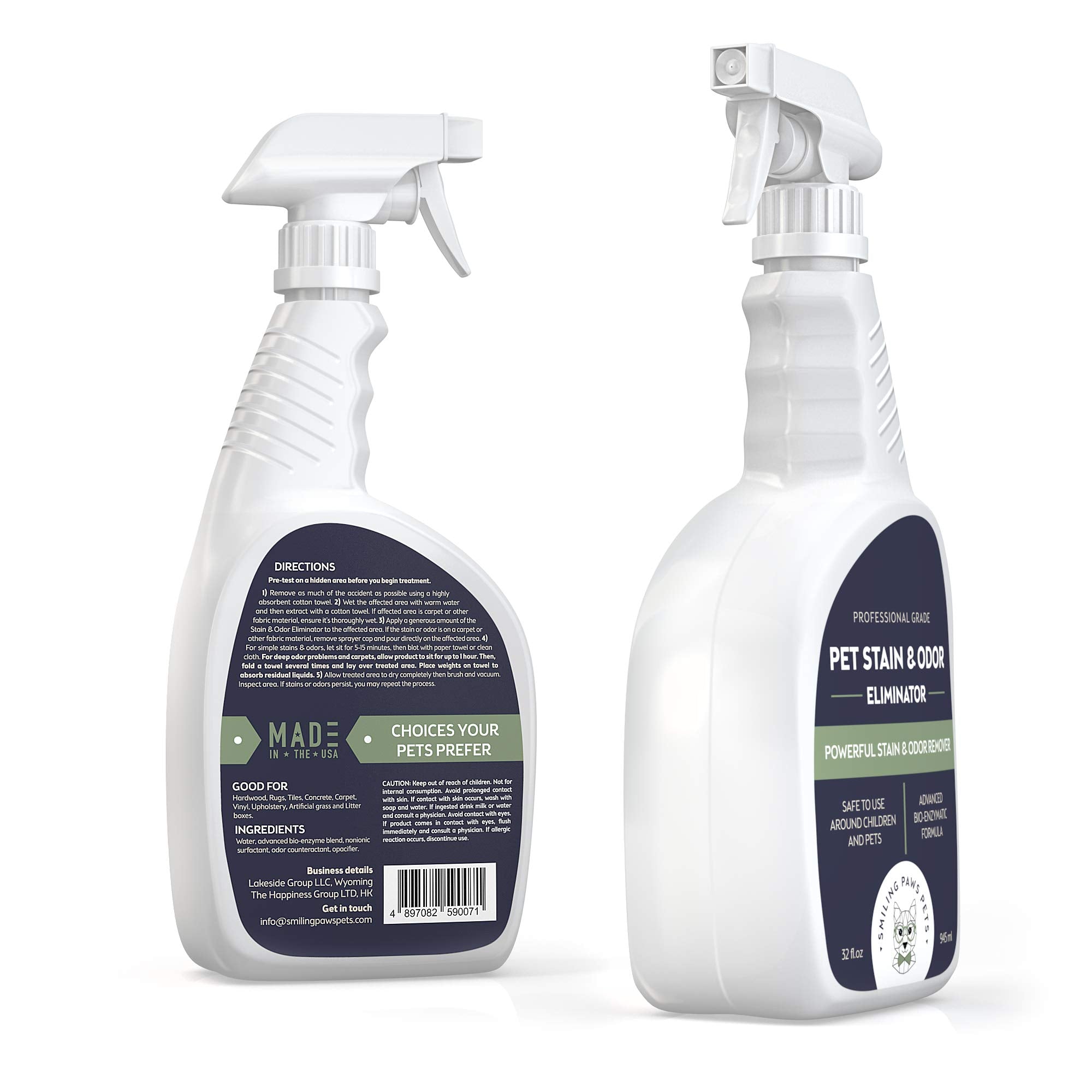 Garantía de satisfacción de Smiling Paws Pets para evaluar el producto.