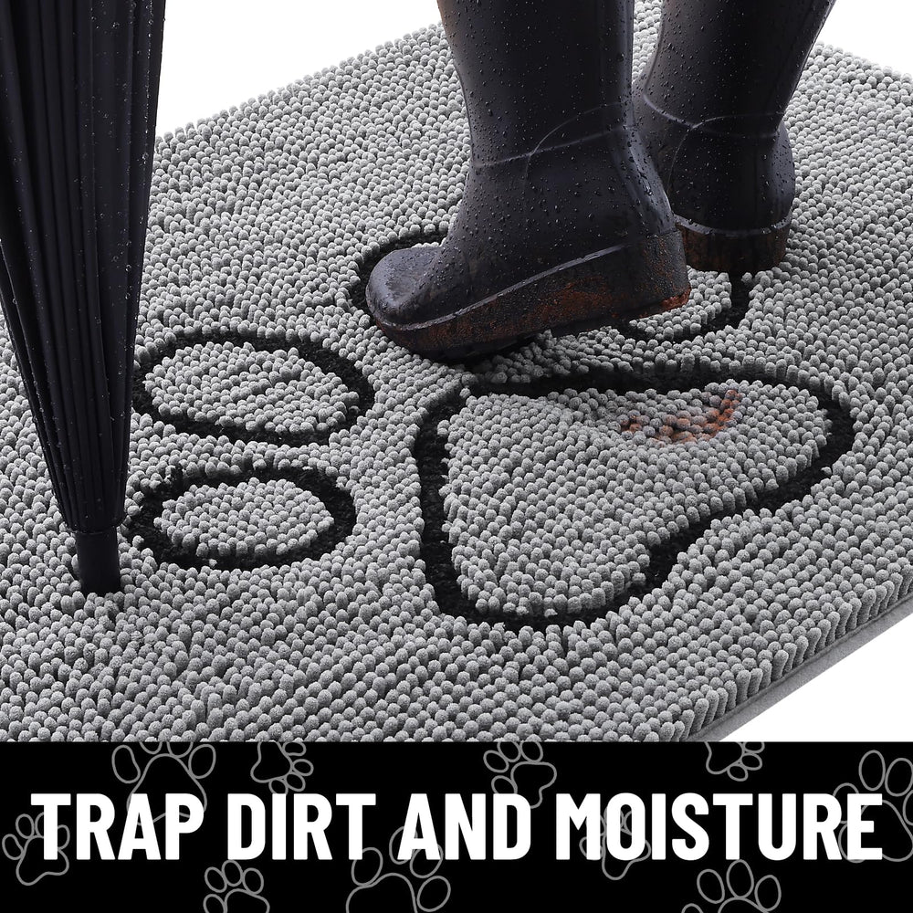 Smiry alfombra absorbe humedad y suciedad para pies secos.