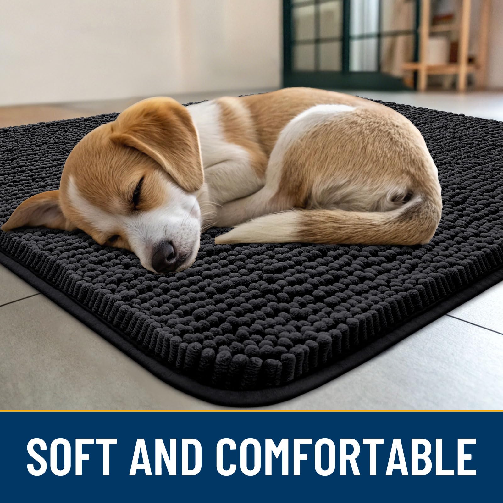 Smiry alfombra de entrada, tacto suave para mayor comodidad en cada paso.