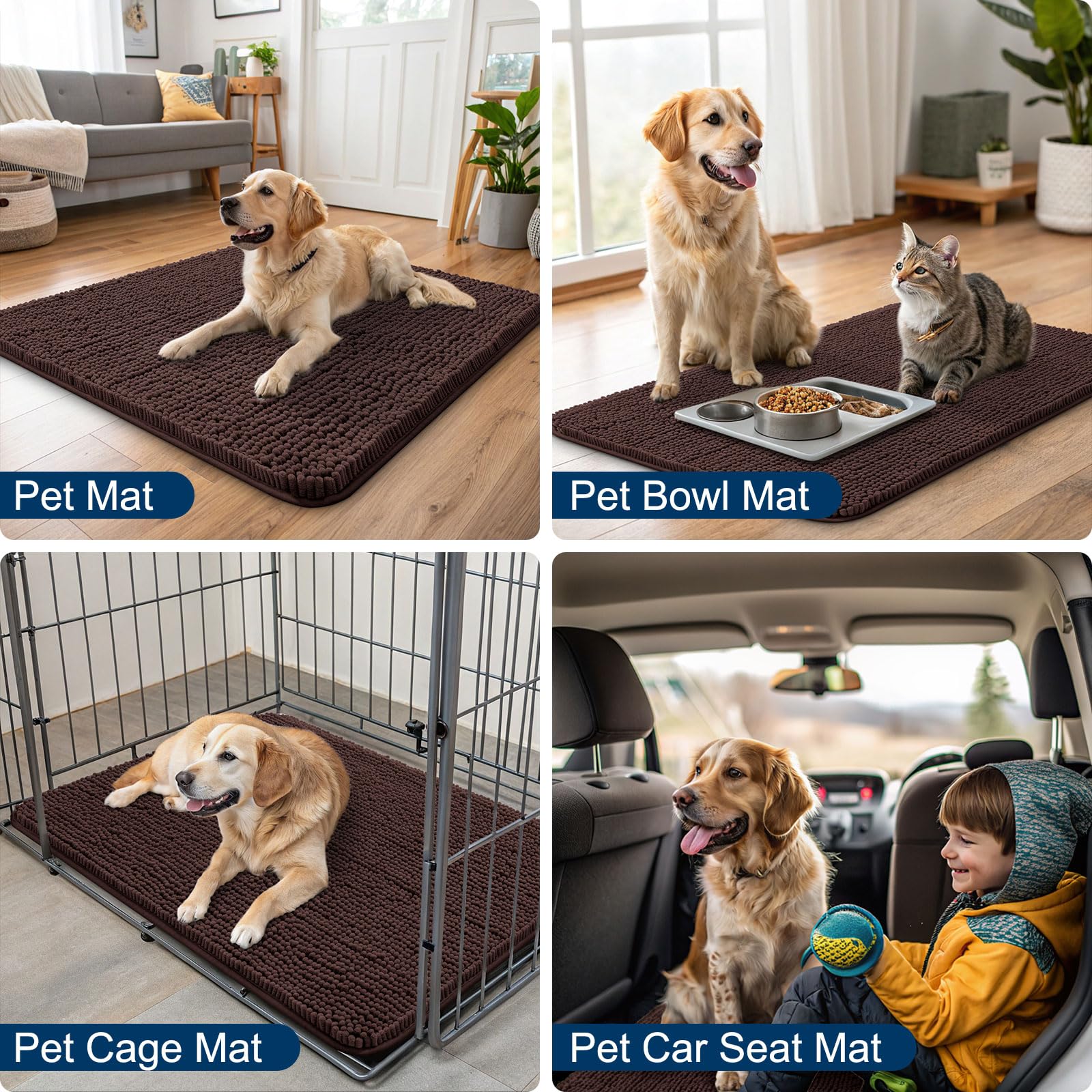 Alfombra Smiry para interiores, ideal en entradas y vestíbulos.