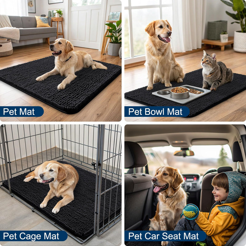Smiry felpudo para perros, diseño compacto y bajo perfil para puertas.
