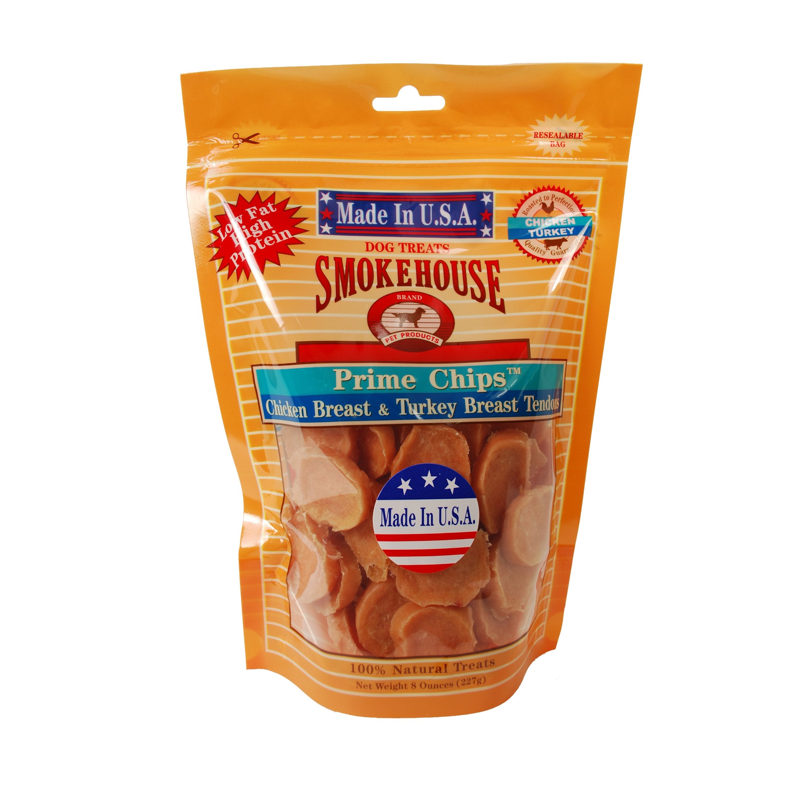 SMOKEHOUSE trozos naturales para perros, bolsa para entrenamiento y recompensa.