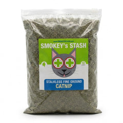 Smokey's Stash Catnip sin tallos, polvo seco ideal para juegos felinos