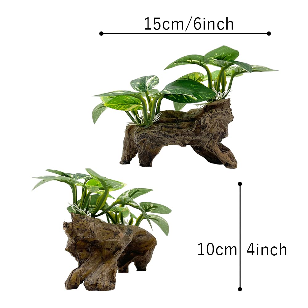 Smoothedo-Pets driftwood artificial: aspecto natural y estructura de natación