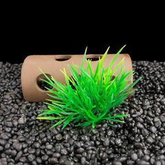 Plantas artificiales verdes Smoothedo-Pets crean refugio visual para peces