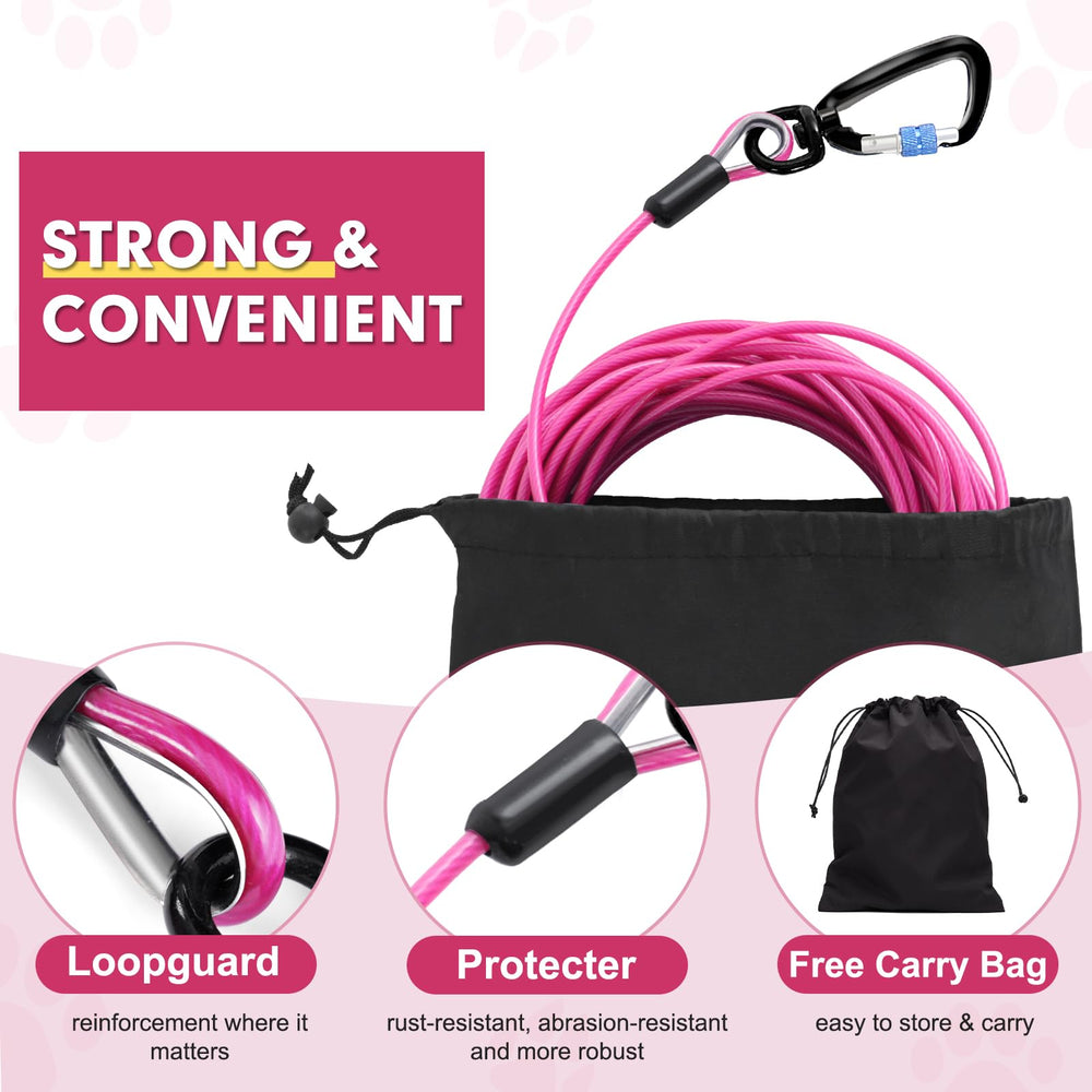 Bolsa de almacenamiento incluida para transportar y guardar el cable Snagle Paw.