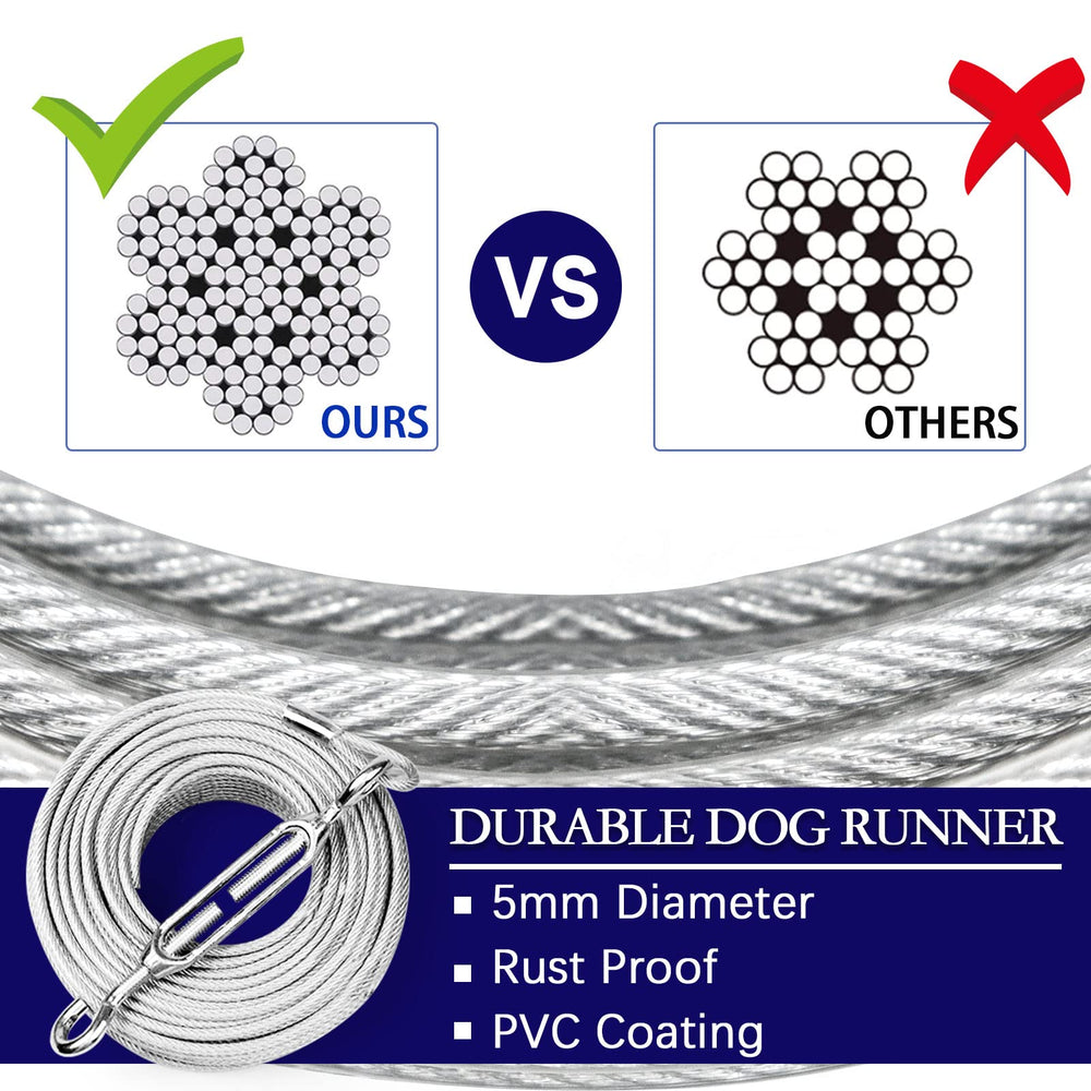 Snagle Paw dog-runner-cable-resistente: seguridad y libertad al aire libre