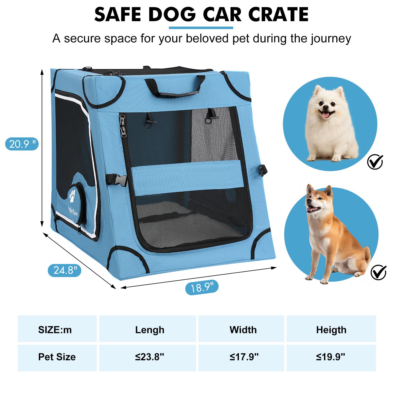 Snagle Paw fondo lavable y base extraíble para limpieza rápida.