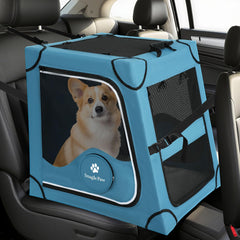 Snagle Paw jaula portátil para perros en coche, seguridad y comodidad en el viaje.