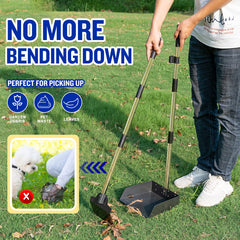 Snagle Paw Recogedor, bandeja de metal grande para mayor capacidad.