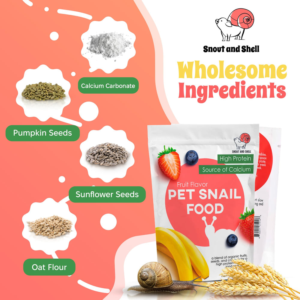 Snout and Shell: mezcla de calcio y proteína vegetal para caparazón más fuerte