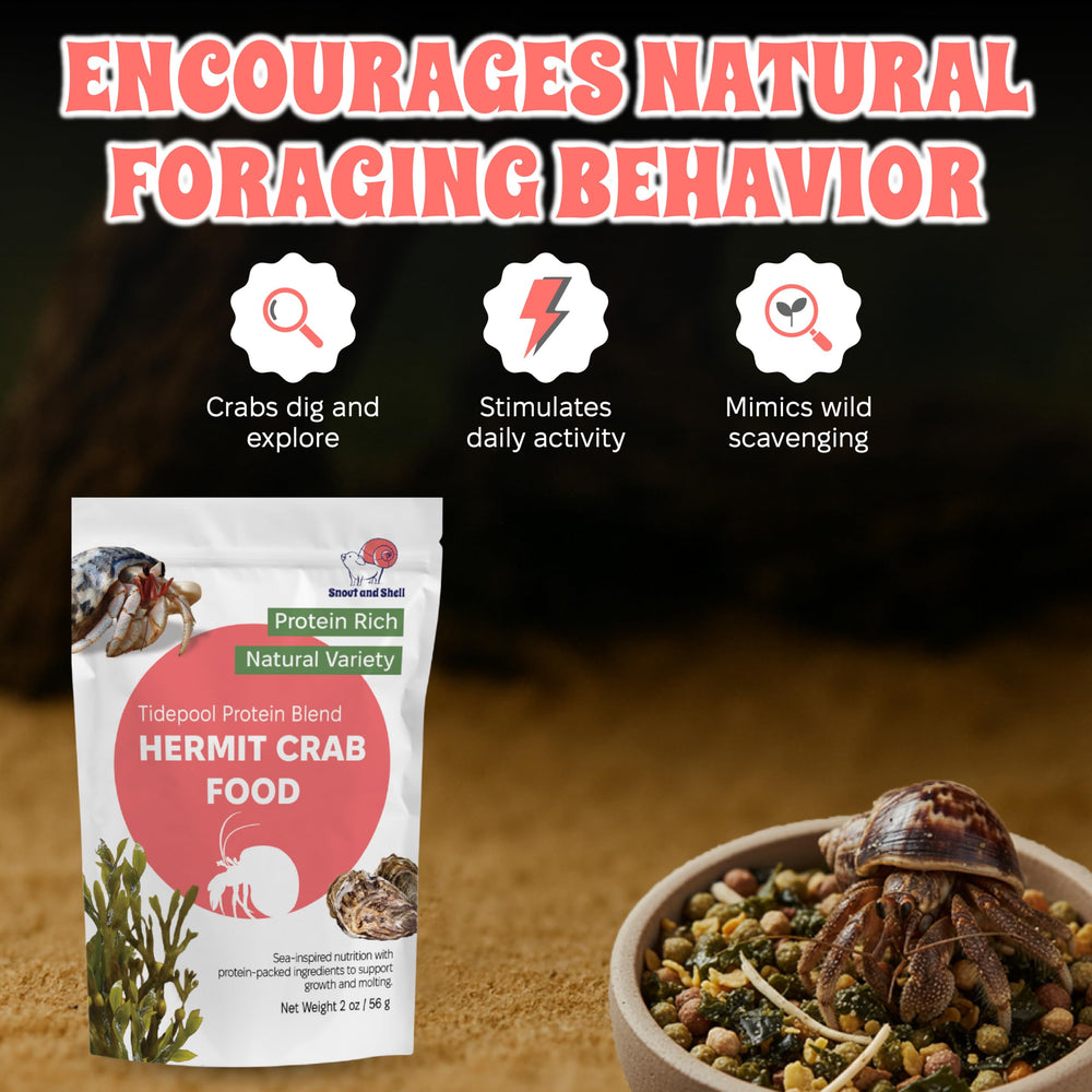 Snout and Shell Tidepool Protein Blend brinda textura atractiva para forraje.