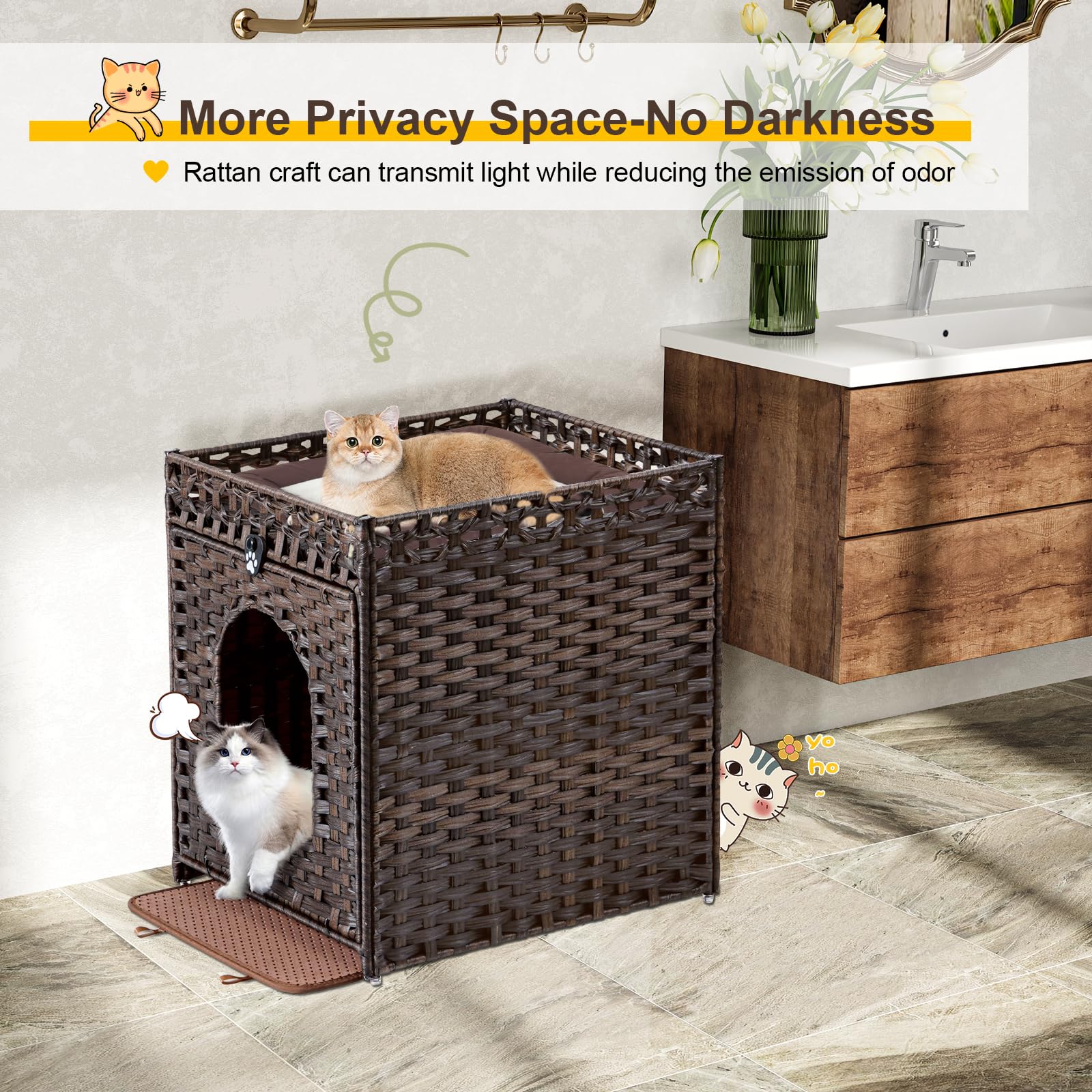 Snughome diseño permite iluminación natural en la habitación con el enclosure.