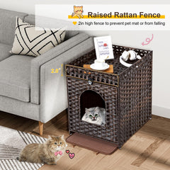 Snughome caja-litter enclosure, interior amplio para gato cómodo.