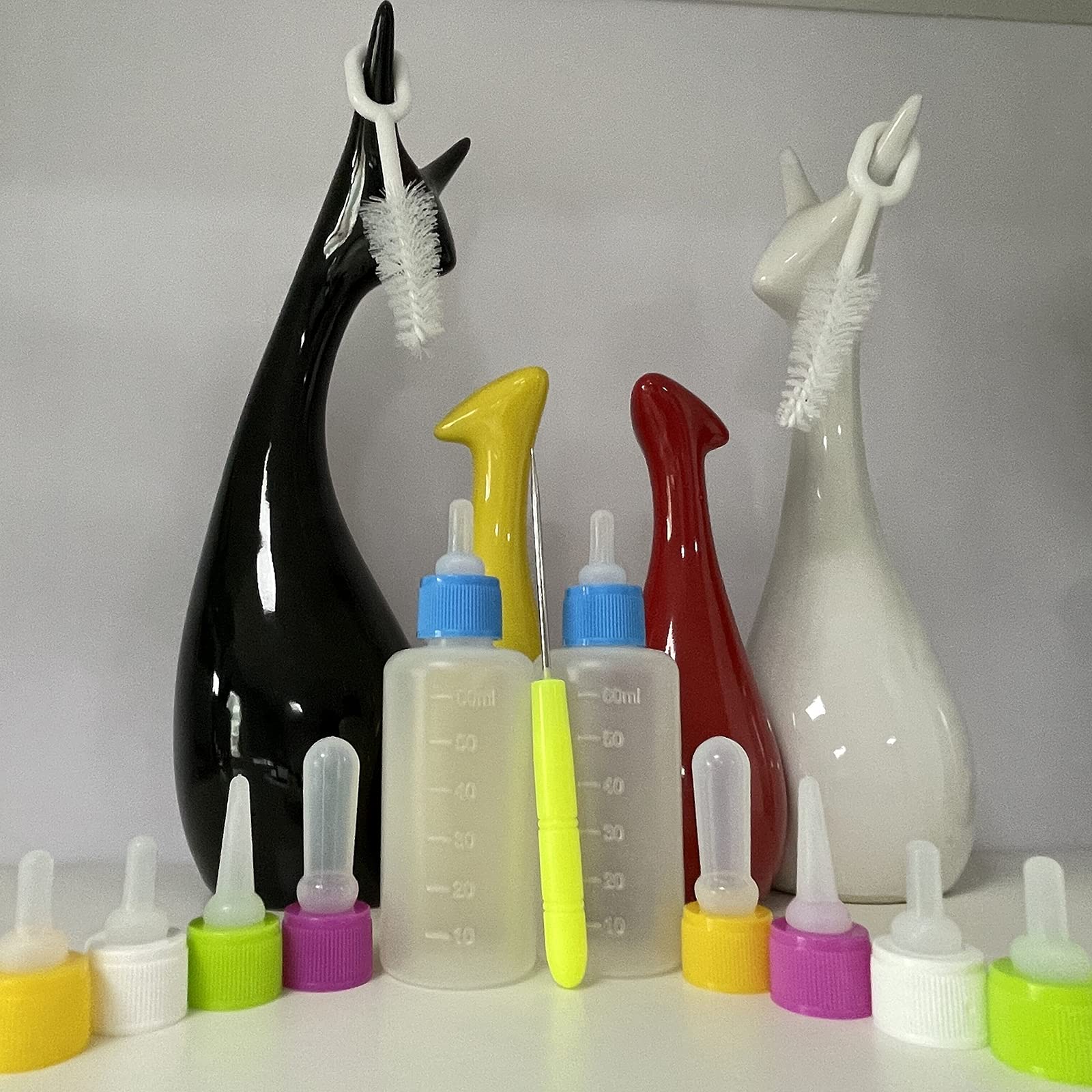 SOEAEODG kit completo de accesorios para alimentar a cachorros y gatitos