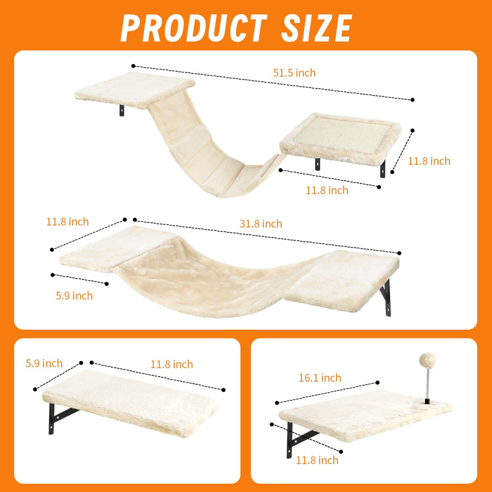 Sobly perchas elevadas para gato, descanso cómodo y exploración vertical.