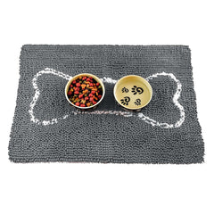 Soggy Doggy Slopmat con absorción 5x para platos y suelos limpios.