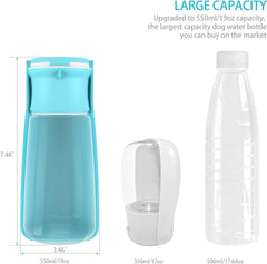 SOICTA dispensador-agua para perros pequeños, fácil de usar con una pulsación
