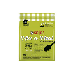 SOJOS Mix-A-Meal base de frutas y verduras para perros, rico en nutrientes
