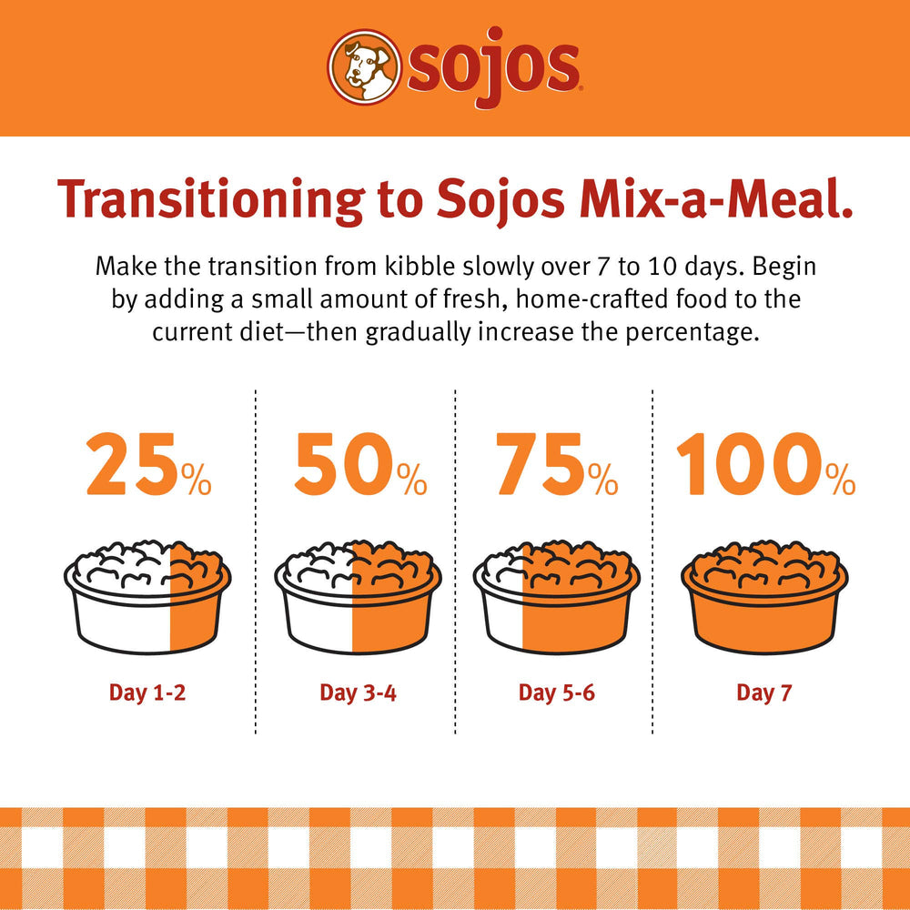 SOJOS Mix-A-Meal bolsa de 8 libras para comidas caseras