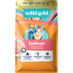 Solid Gold Alimento Seco para Gatos de Interior con Salmón, buena digestión.