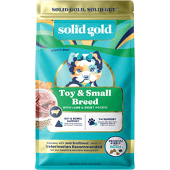 Solid Gold alimento seco para perros pequeños con cordero como primer ingrediente.
