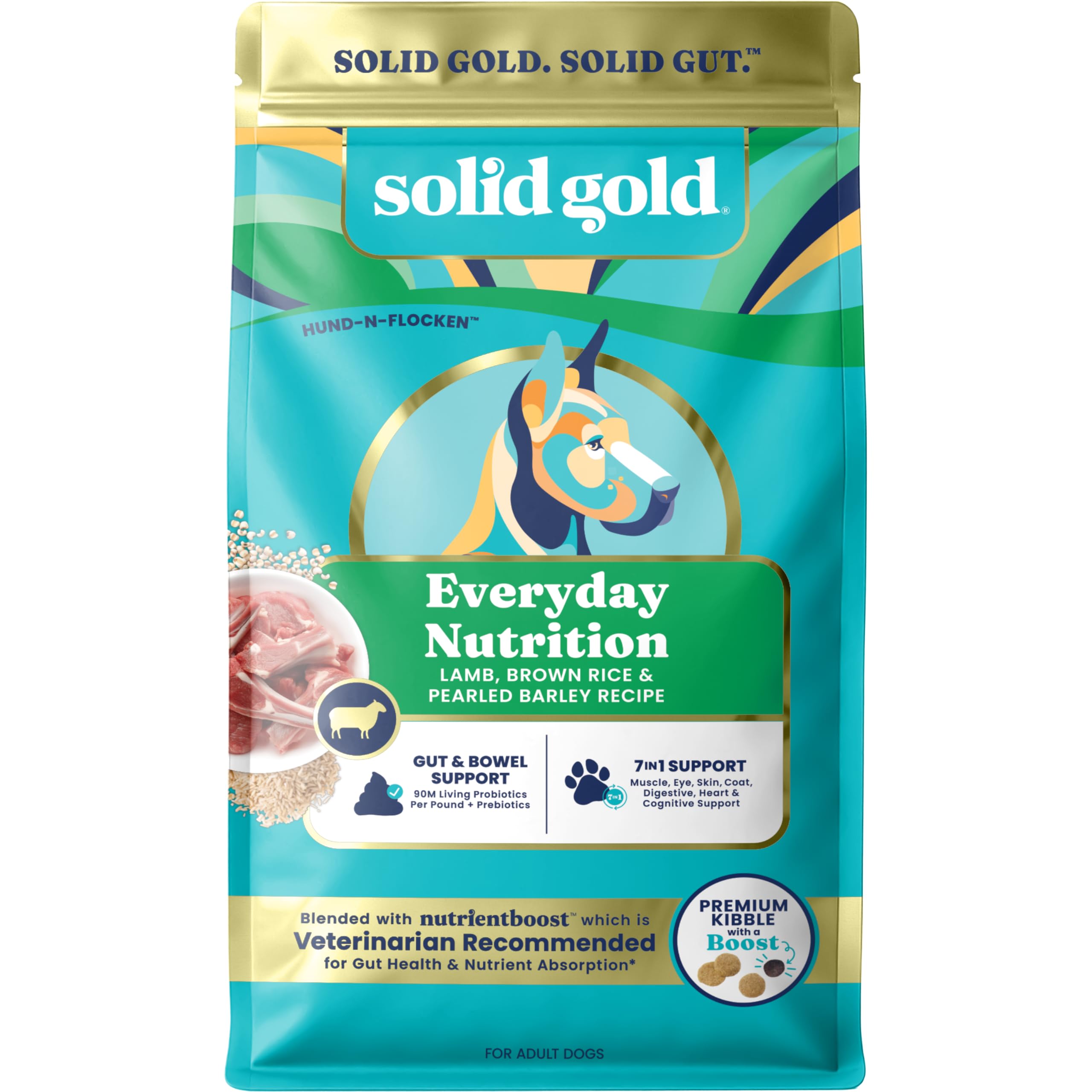 Solid Gold cordero: ingredientes clave para nutrición de calidad.