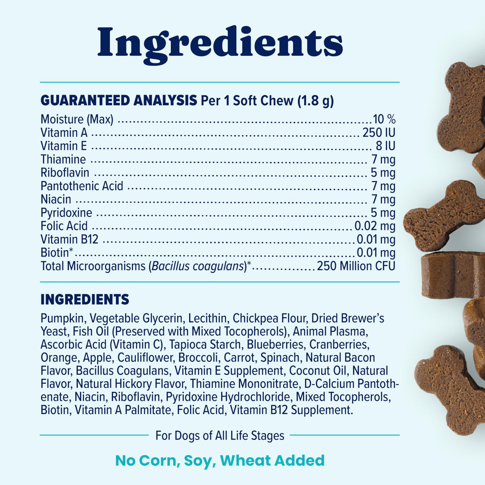 Solid Gold Dog Multivitamin, dosis diaria simple para perros activos.