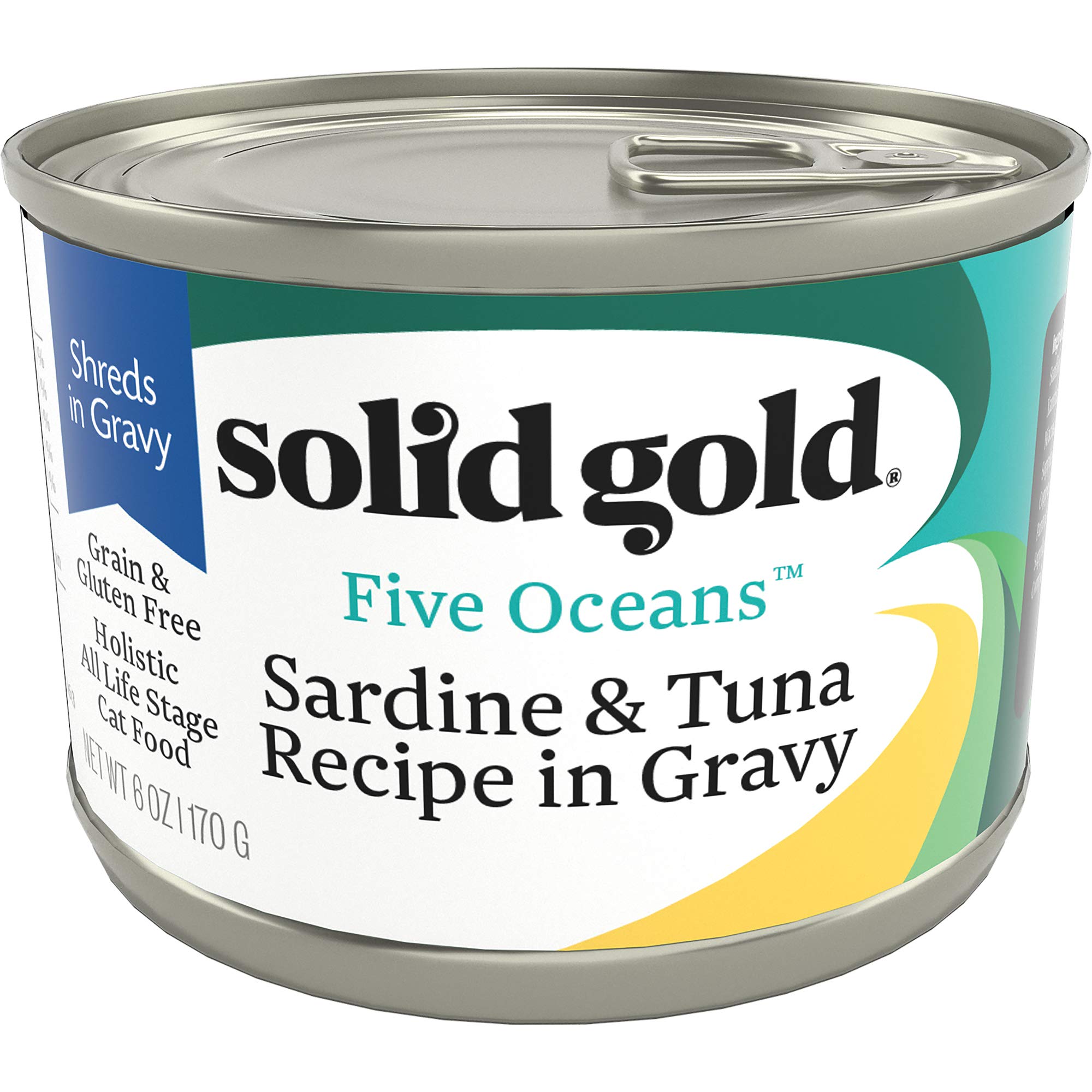 Solid Gold Five Oceans, fórmula libre de granos para felinos.