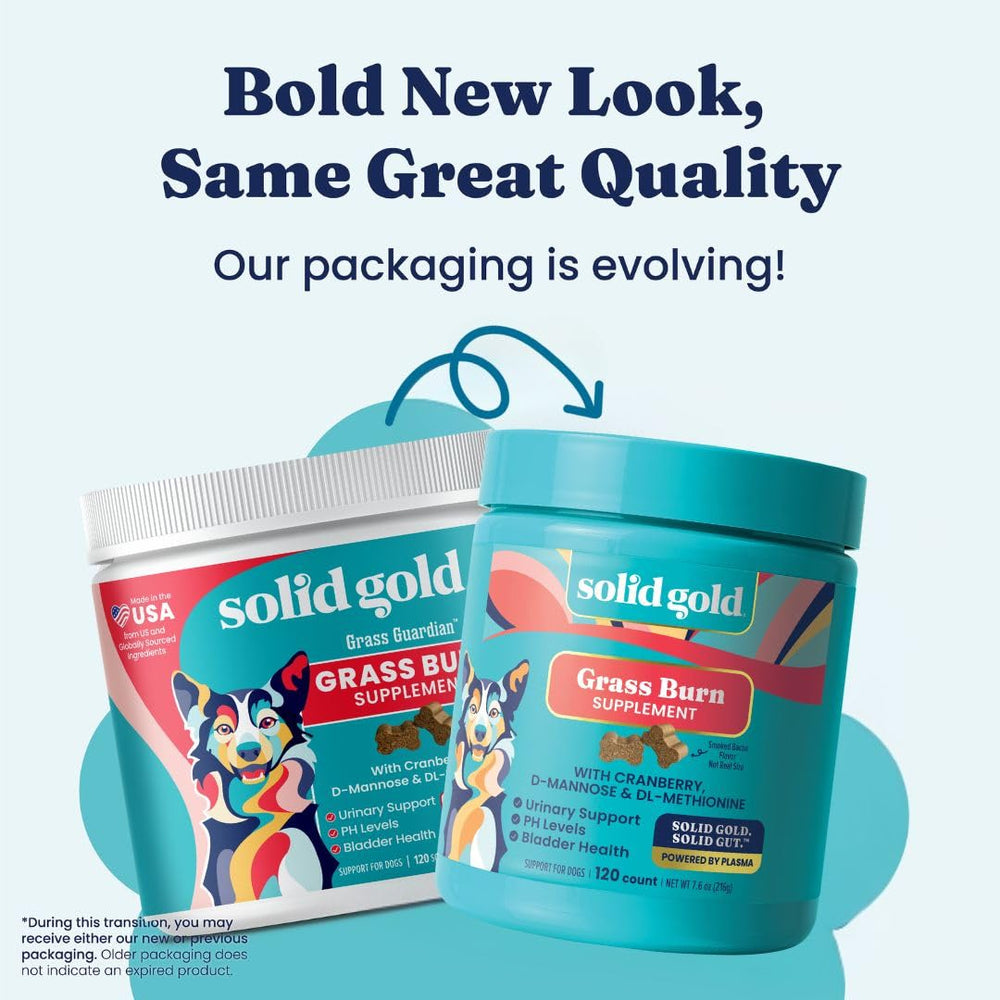 Solid Gold: masticables para perros que ayudan a un césped más verde.