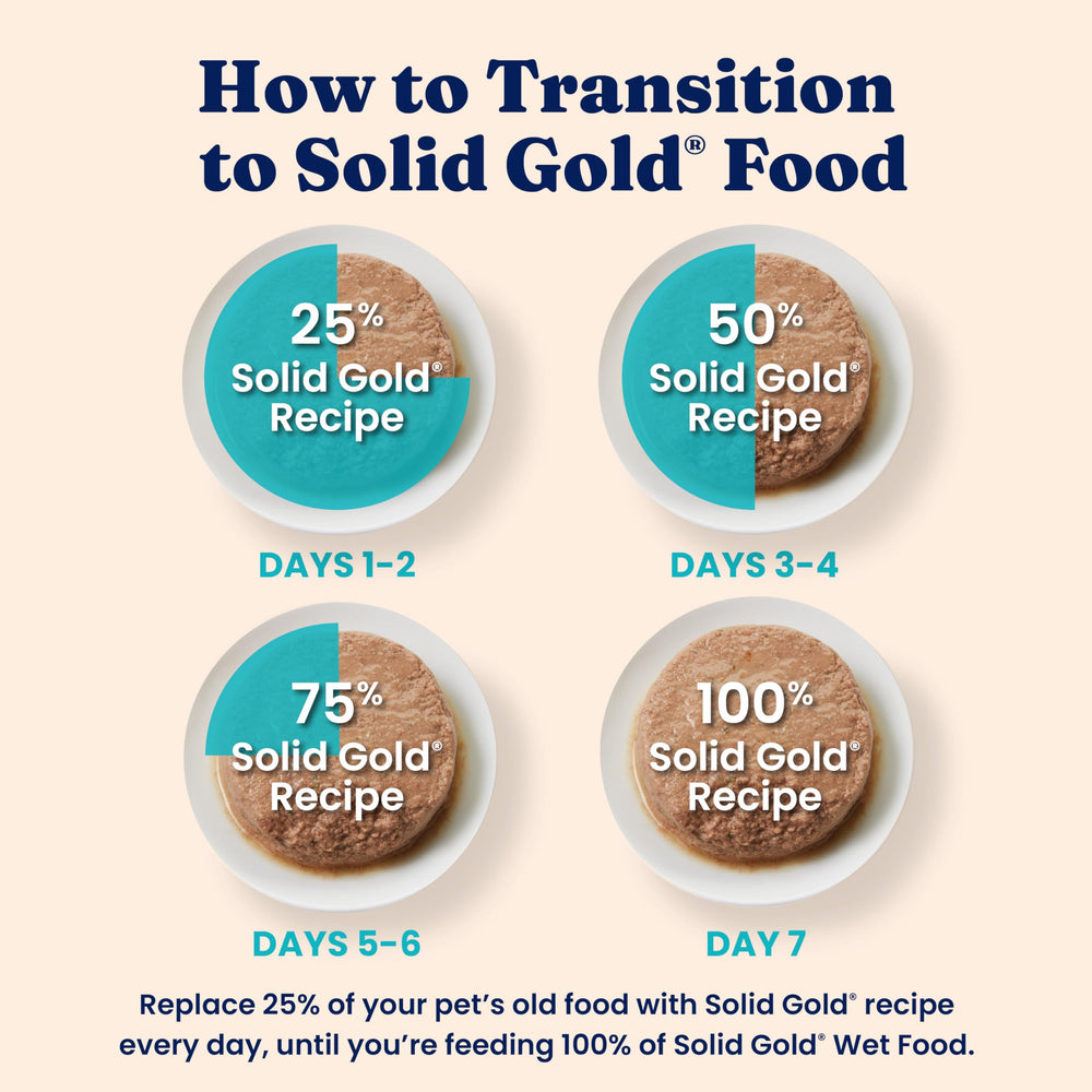 Solid Gold nutricion-completa-pate: vitaminas y aminoácidos para desarrollo.