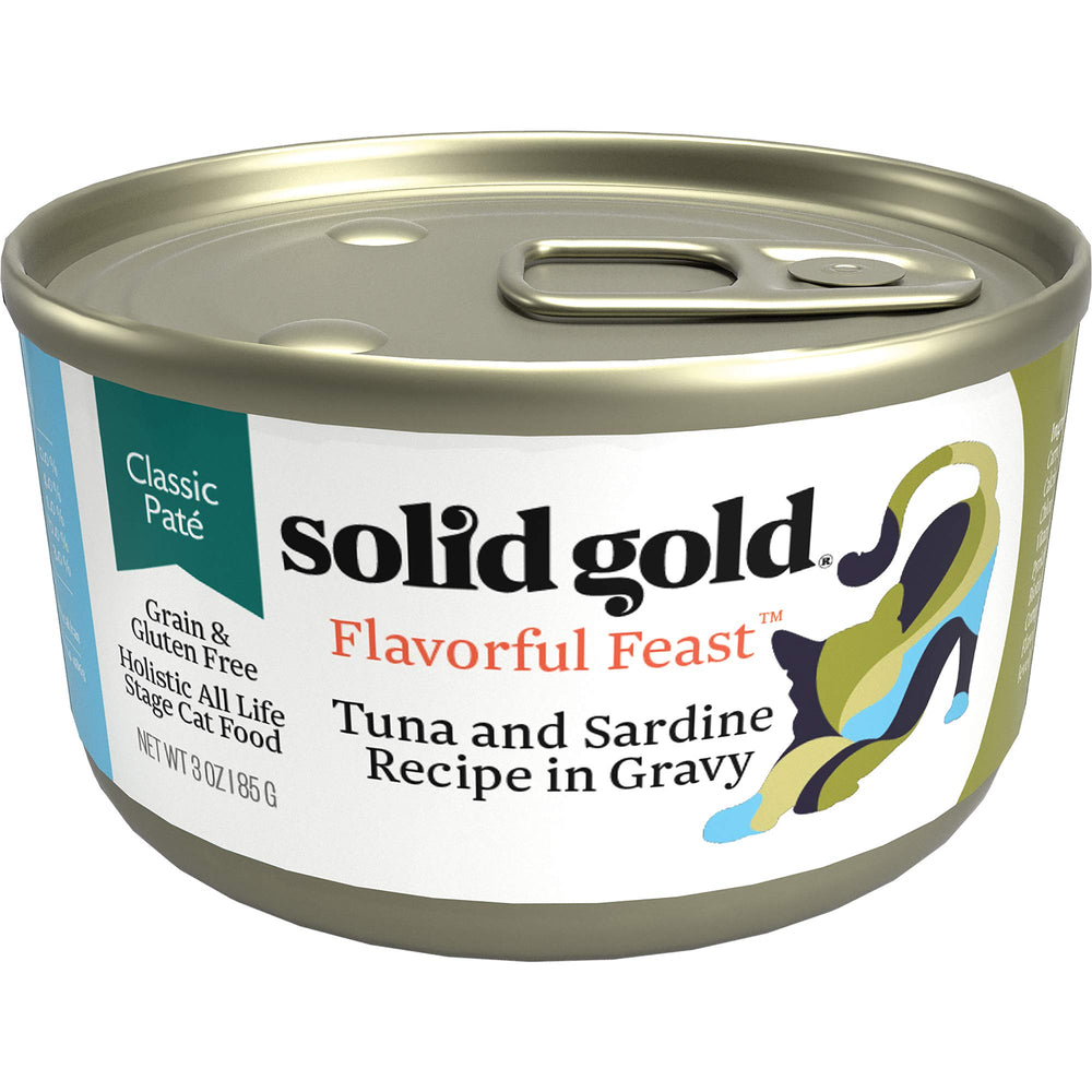Solid Gold pate sin cereales, opción saludable para estómagos sensibles