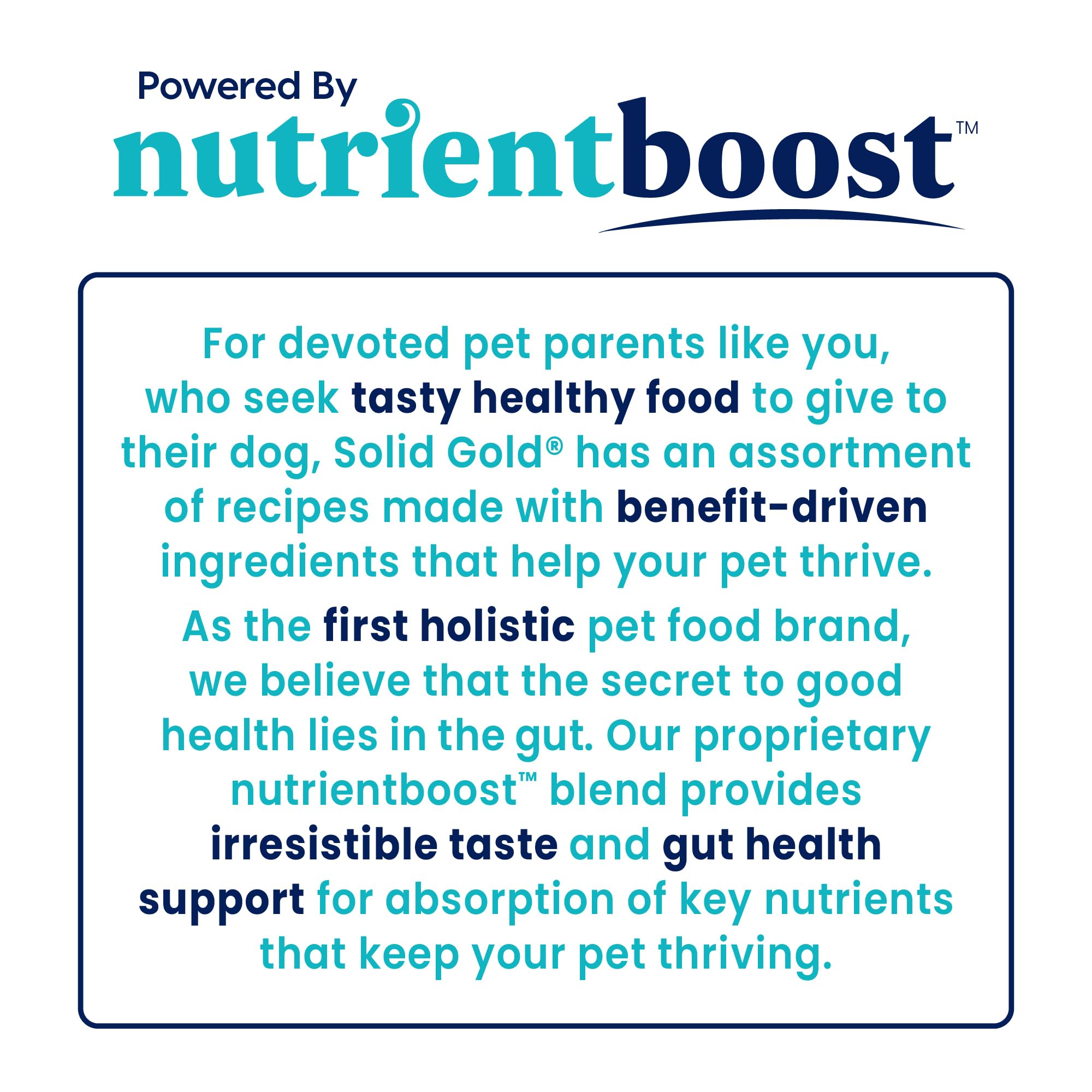 Solid Gold Nutrientboost calabaza Topper, aporta proteínas y aminoácidos para la digestión.