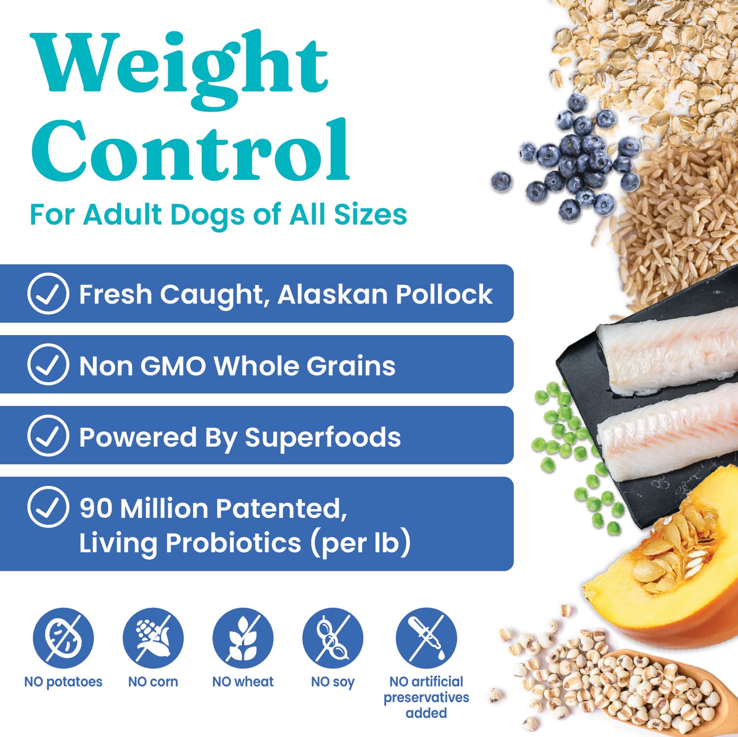 Solid Gold probioticos para salud intestinal y digestion suave.