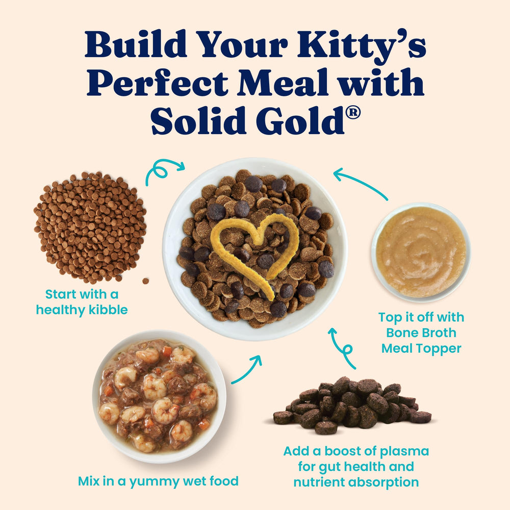 Solid Gold Topping sabroso para gatos, complemento diario