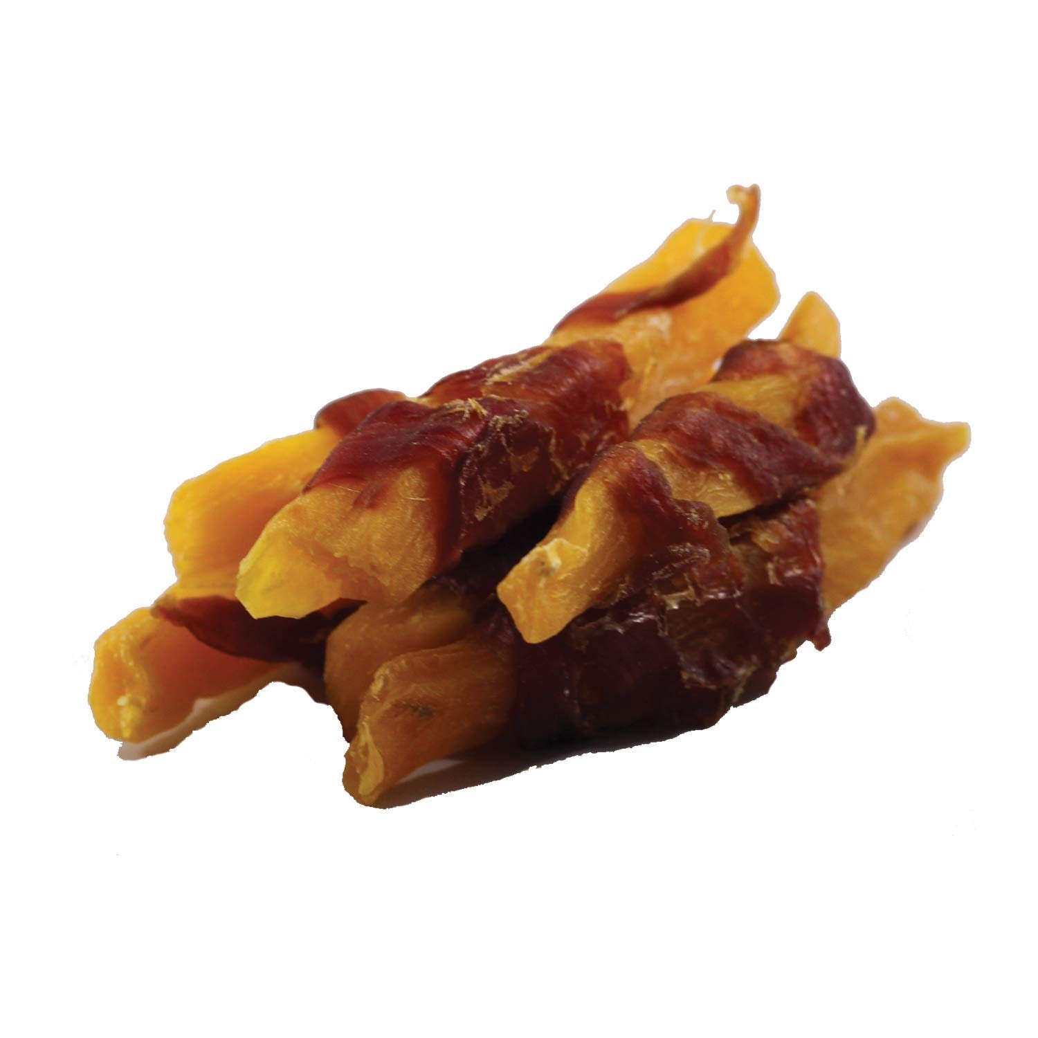 Solimo jerky patata dulce pato, porciones pequeñas para controlar la cantidad de premio