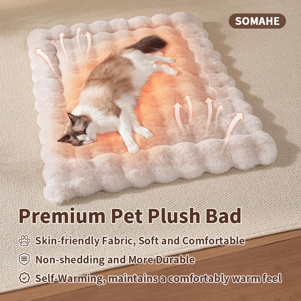 SOMAHE Textura peluche que invita a acicalarse y acurrucarse