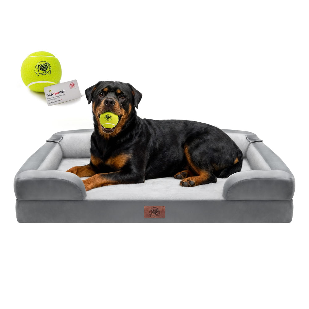 Cama ortopédica Song Puppy para perros XXL, soporte estable para dormir cómodo