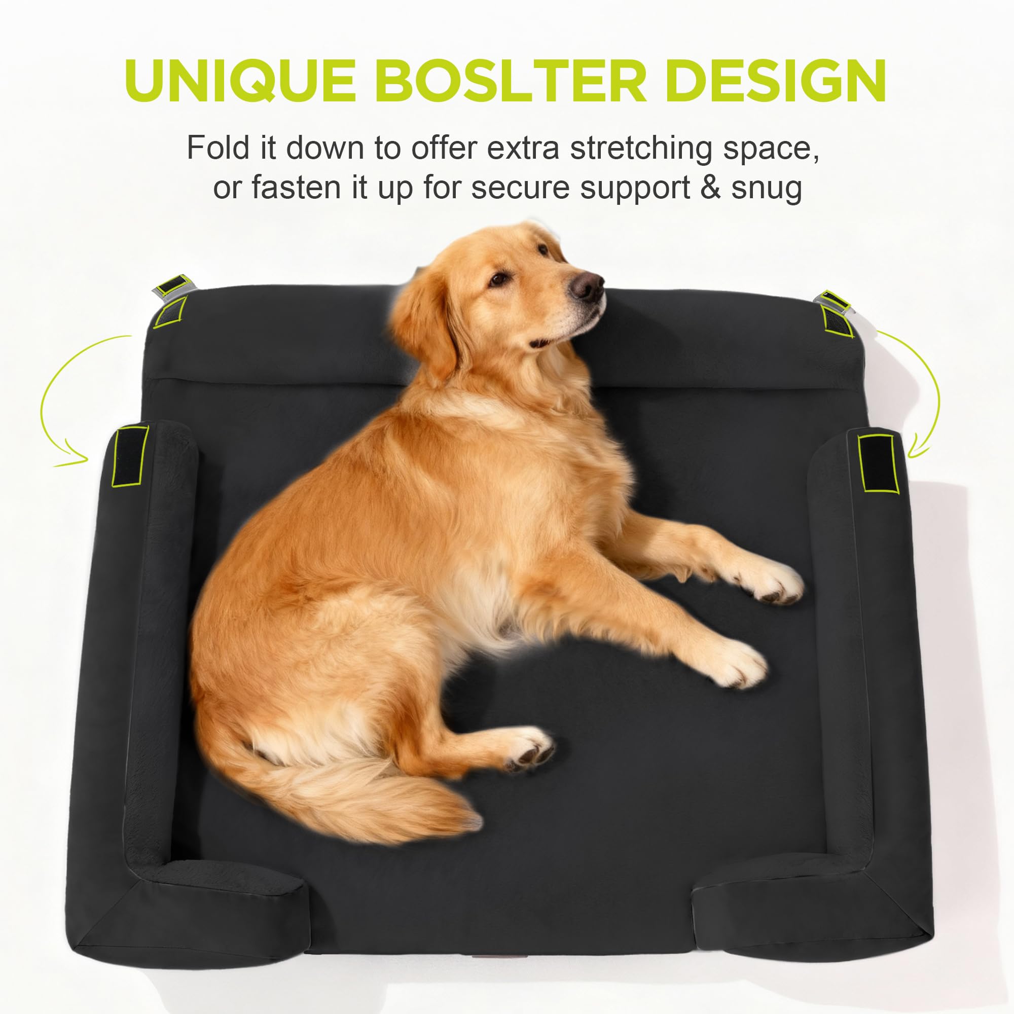 Cama Song Puppy bordes rellenos crea un nido seguro para descansar