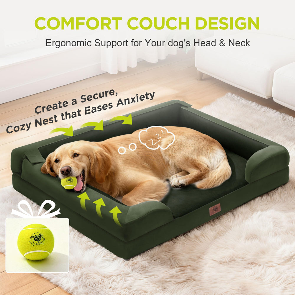 Espuma certificada CertiPUR-US y funda OEKO-TEX para Song Puppy.