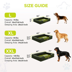 Cama Song Puppy XL con funda desmontable para lavado fácil.