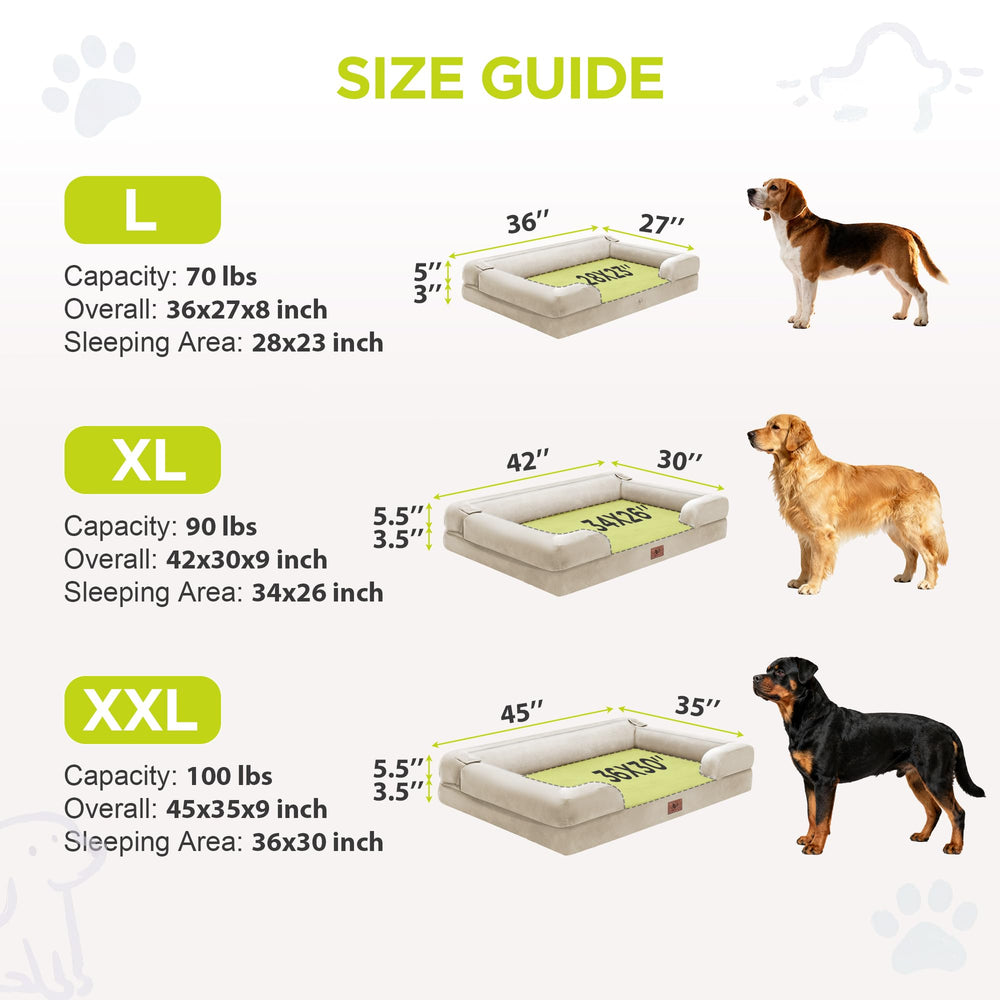 Cama Song Puppy XL, tapizado suave de terciopelo para mayor confort.